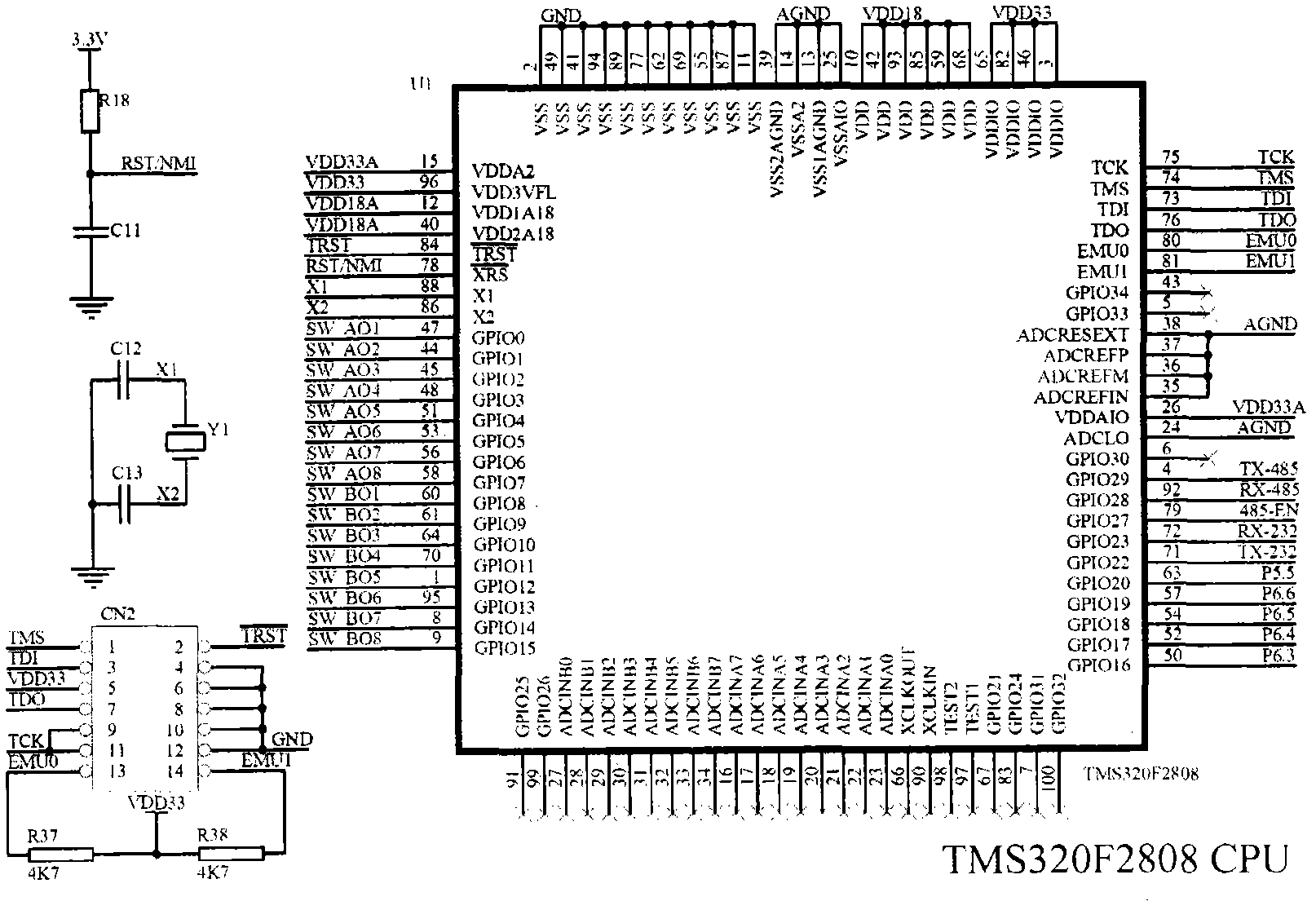 Radio-frequency switching unit control method based on ARM (advanced reduced instruction set computer machine) and DSP (digital signal processor)