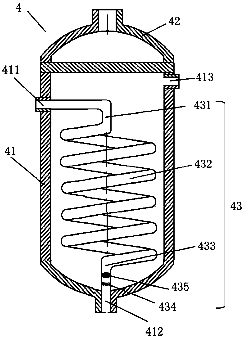 A kind of flax roving supercritical CO2 anhydrous bleaching device and bleaching method thereof