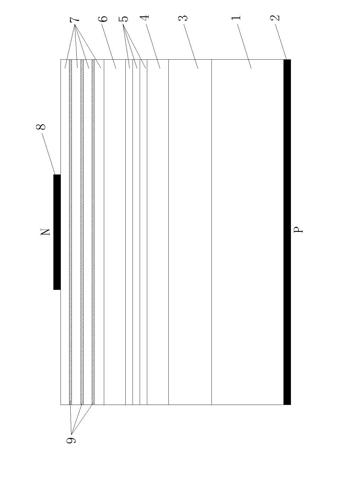 Light-emitting diode with modulation-doped current expansion layer