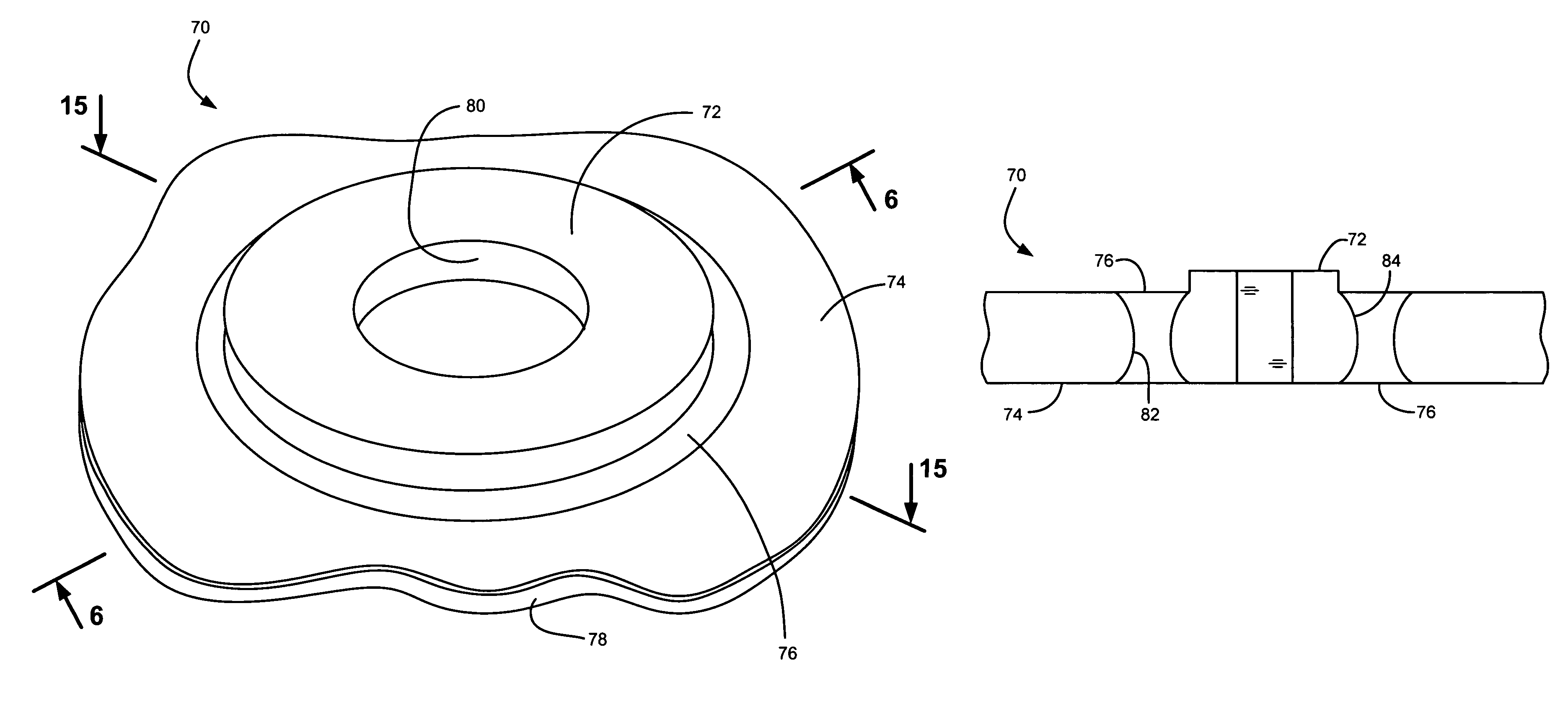 Disk assembly having integral clamp and/or spacer