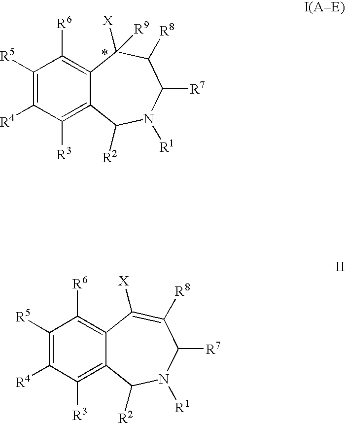 Aryl-and heteroaryl-substituted tetrahydrobenzazepines and use thereof to block reuptake of norepinephrine, dopamine, and serotonin