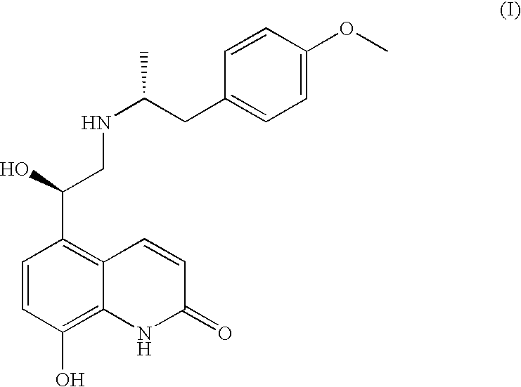 Process for the preparation of 8-hydroxy-5-[(1R)-1-hydroxy-2[[(1R)-2-(4-methoxyphenyl)-1-methylethyl]ami- no]ethyl]-2(1H)-quinolinone monohydrochloride