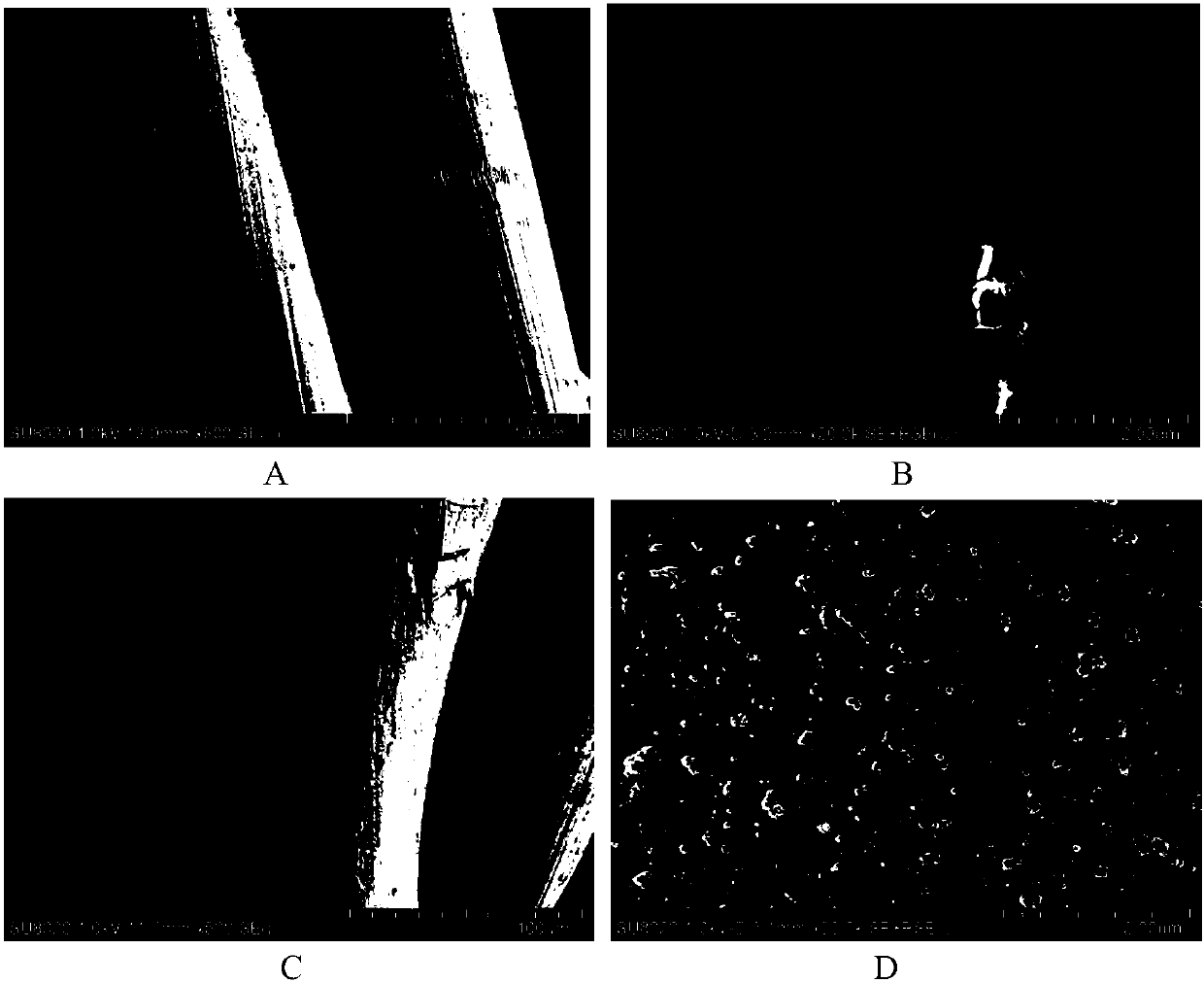 Preparation method and product of organic-inorganic core-sheath structure composite biomaterial