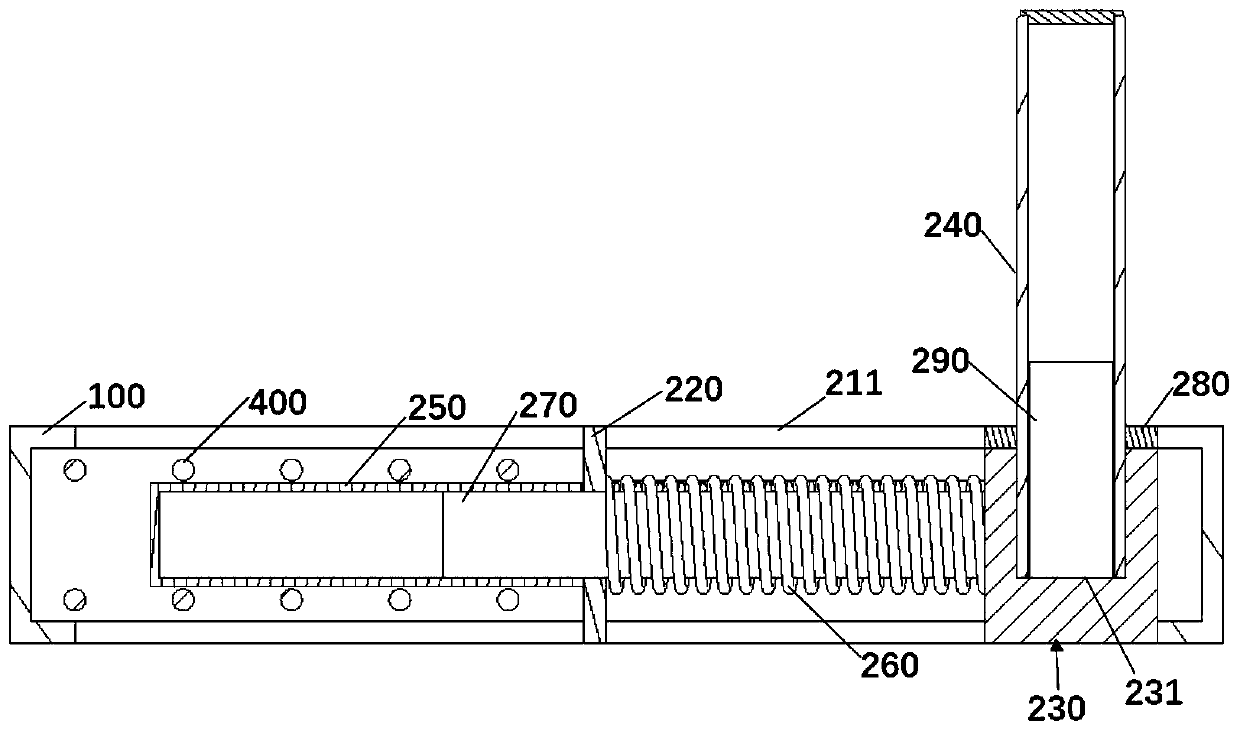 Shallow-buried fixed road pile capable of achieving efficient interception and interception method