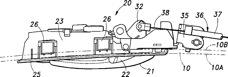 Mounting structure of inner handle assembly of vehicle door