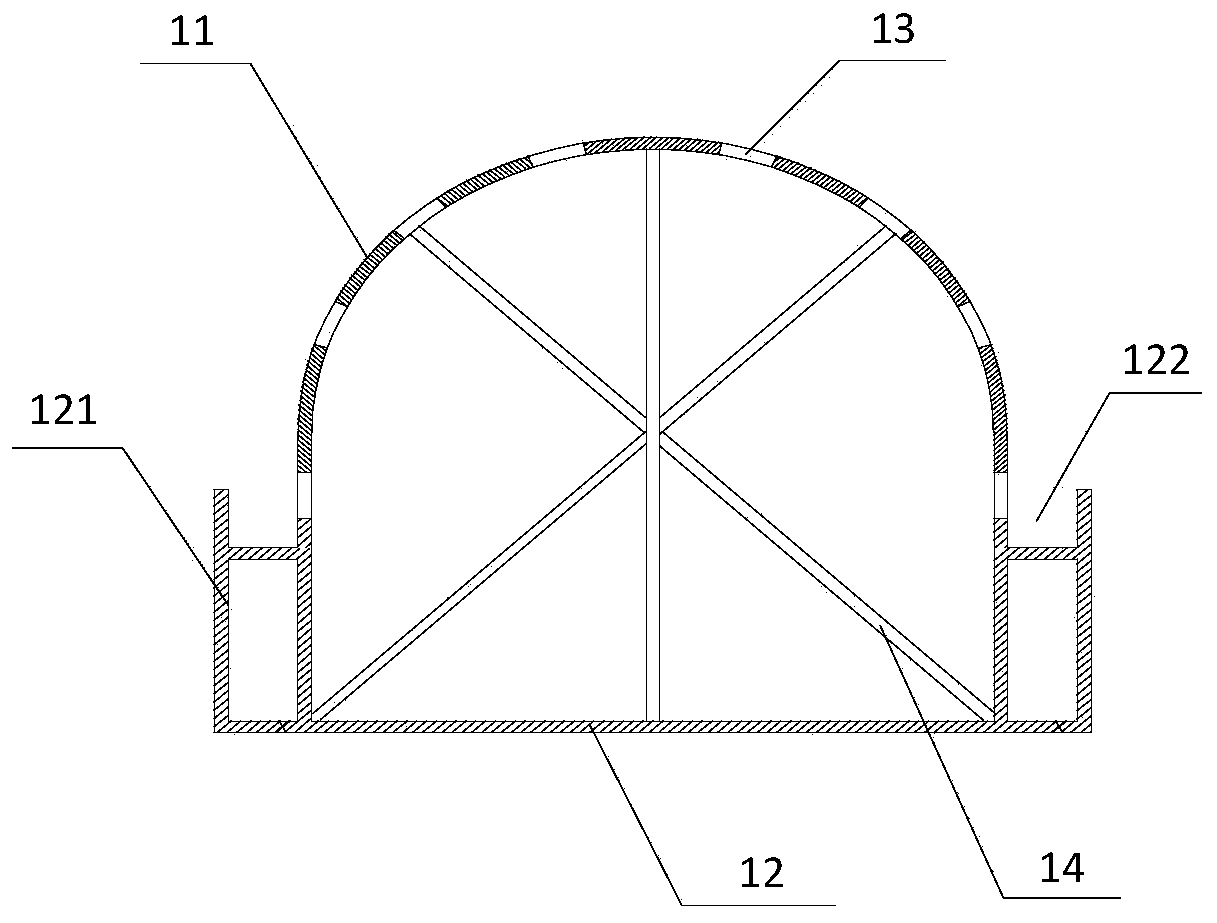 High-strength underground drainage system