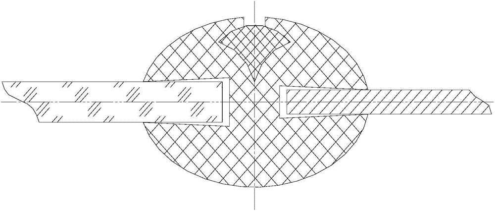 Mounting and fixing device for single layer of glass of DF4 locomotive side wall