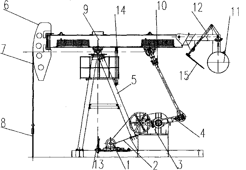 Novel beam-balanced pumping unit