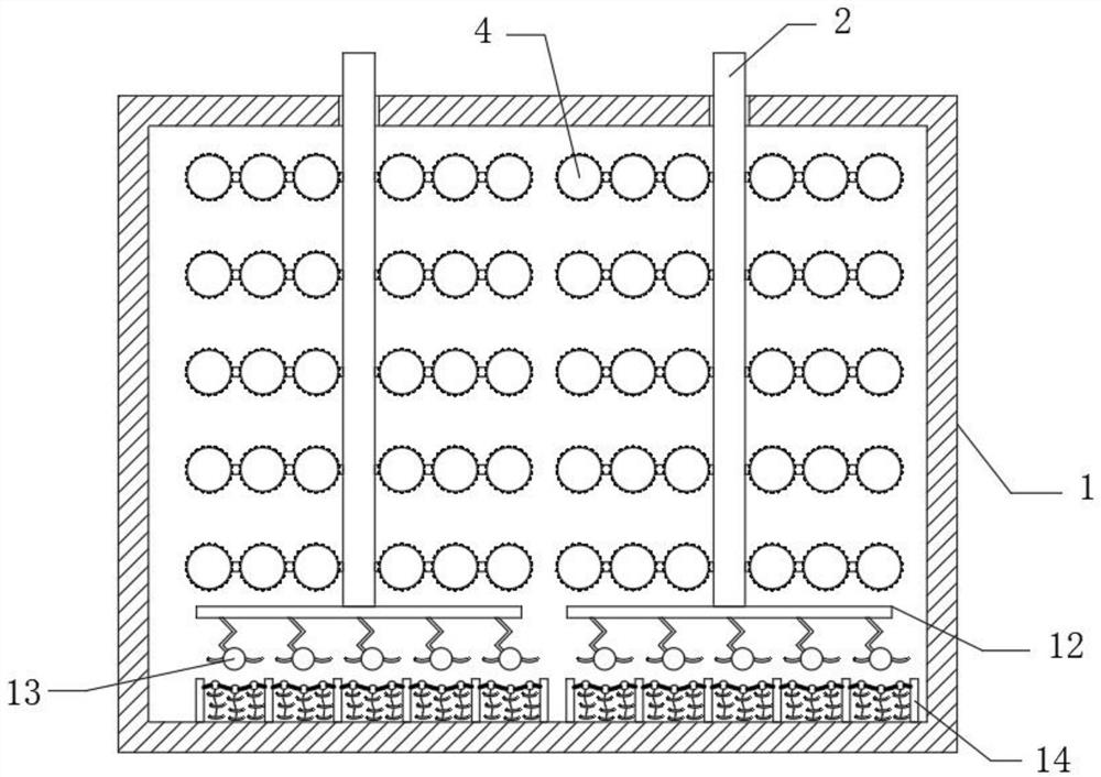 Textile wastewater treatment mechanism based on microbial technology and using method thereof