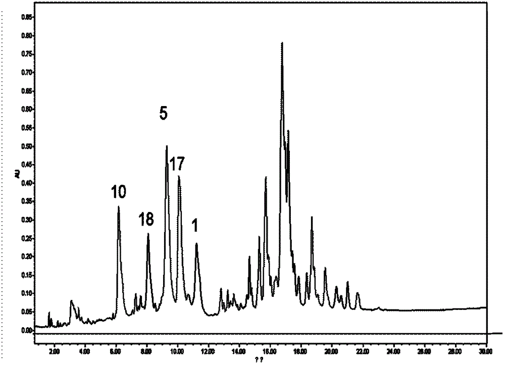 Ultra-high performance liquid chromatography method for identifying high molecular weight glutenin subunits in wheat and application thereof