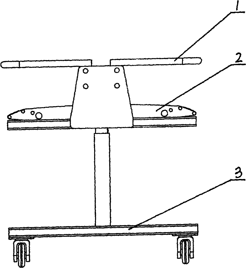 Self-propelled medical electric bed-moving device