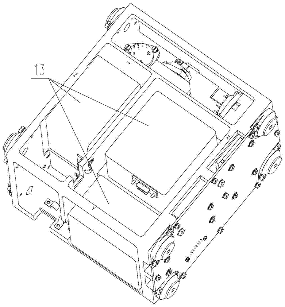 All-in-one small laser gyro inertial measurement device