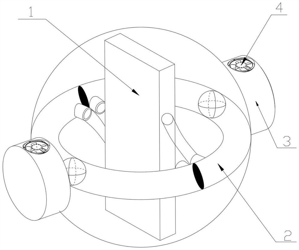 A fluid-driven spherical rolling robot and its driving method