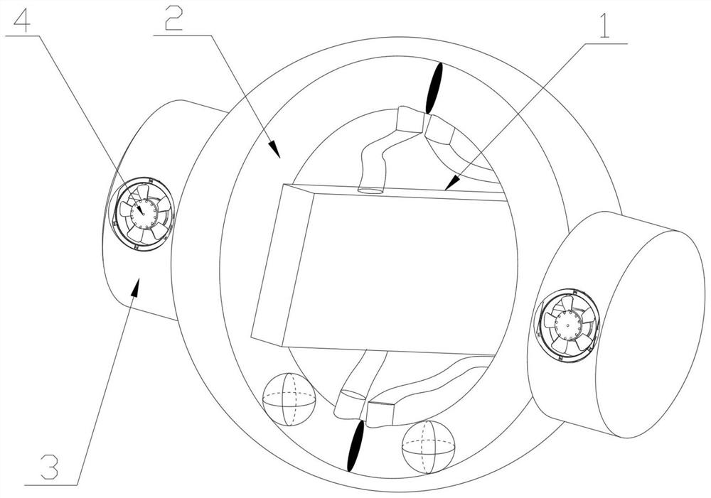 A fluid-driven spherical rolling robot and its driving method