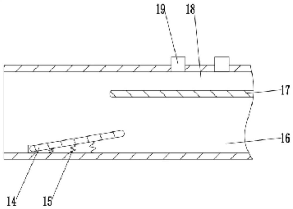 A concentrated drainage structure of underground rainwater for townhouses