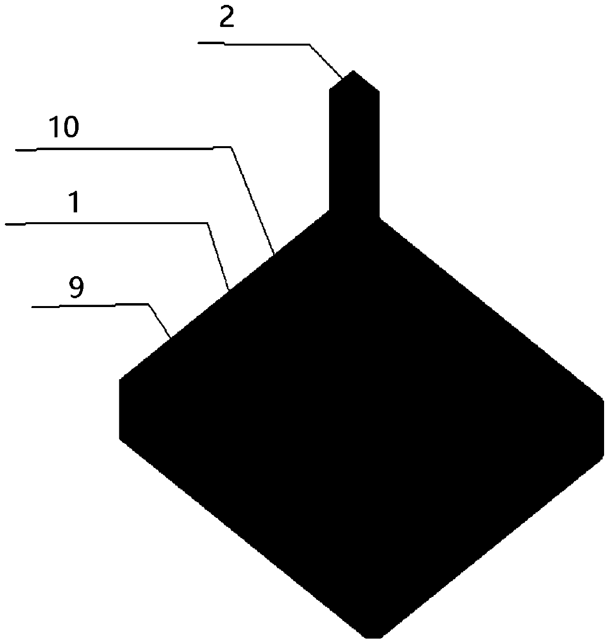 Concrete pouring construction structure and method for super-high column with built-in cross-shaped partition sheet