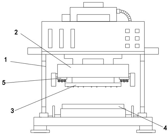 Automobile sheet metal stamping die and stamping process