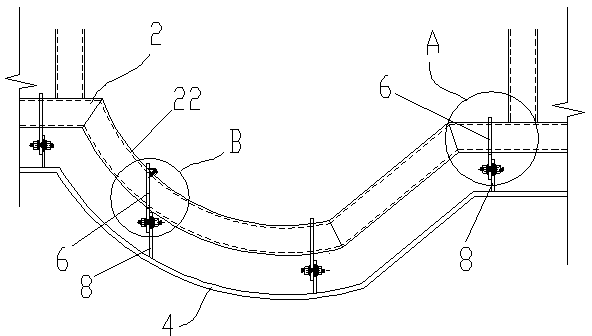 Suspended ceiling hanging and connecting structure