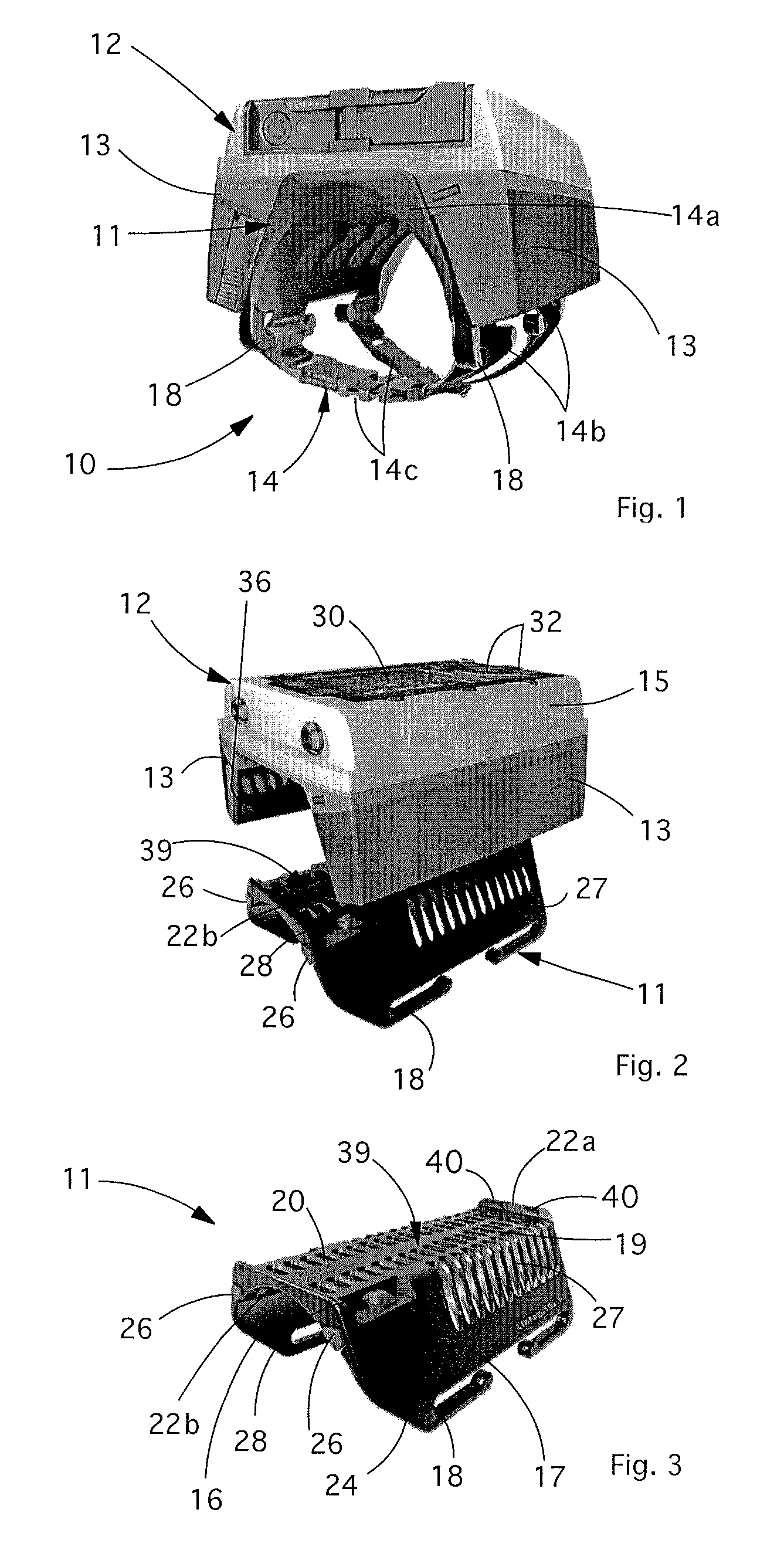 Attachment device for a wearable electronic apparatus and wearable electronic apparatus comprising said attachment device