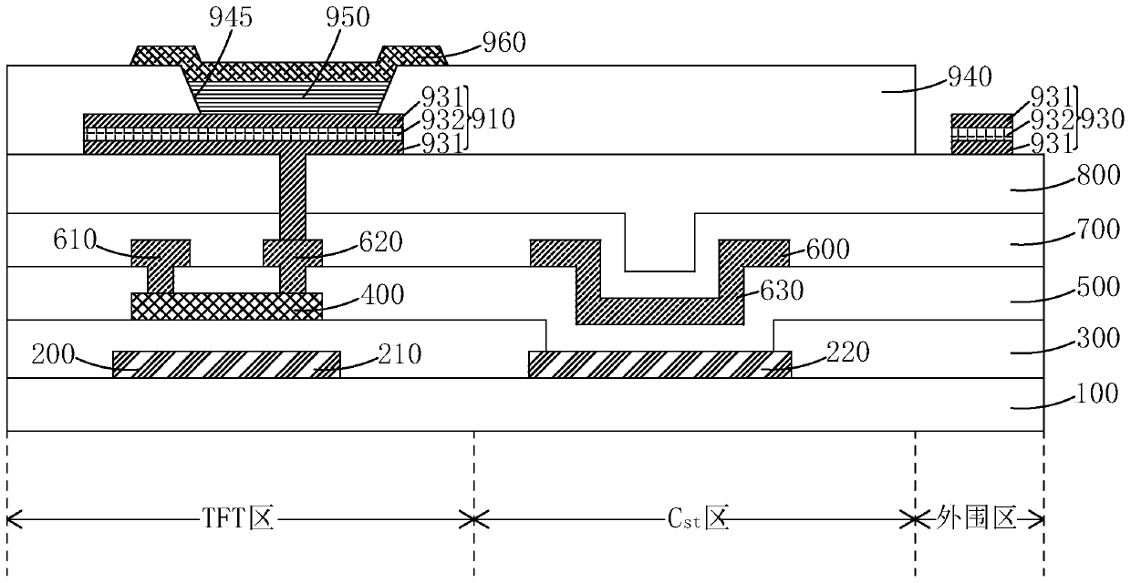 Transparent oled display and manufacturing method thereof