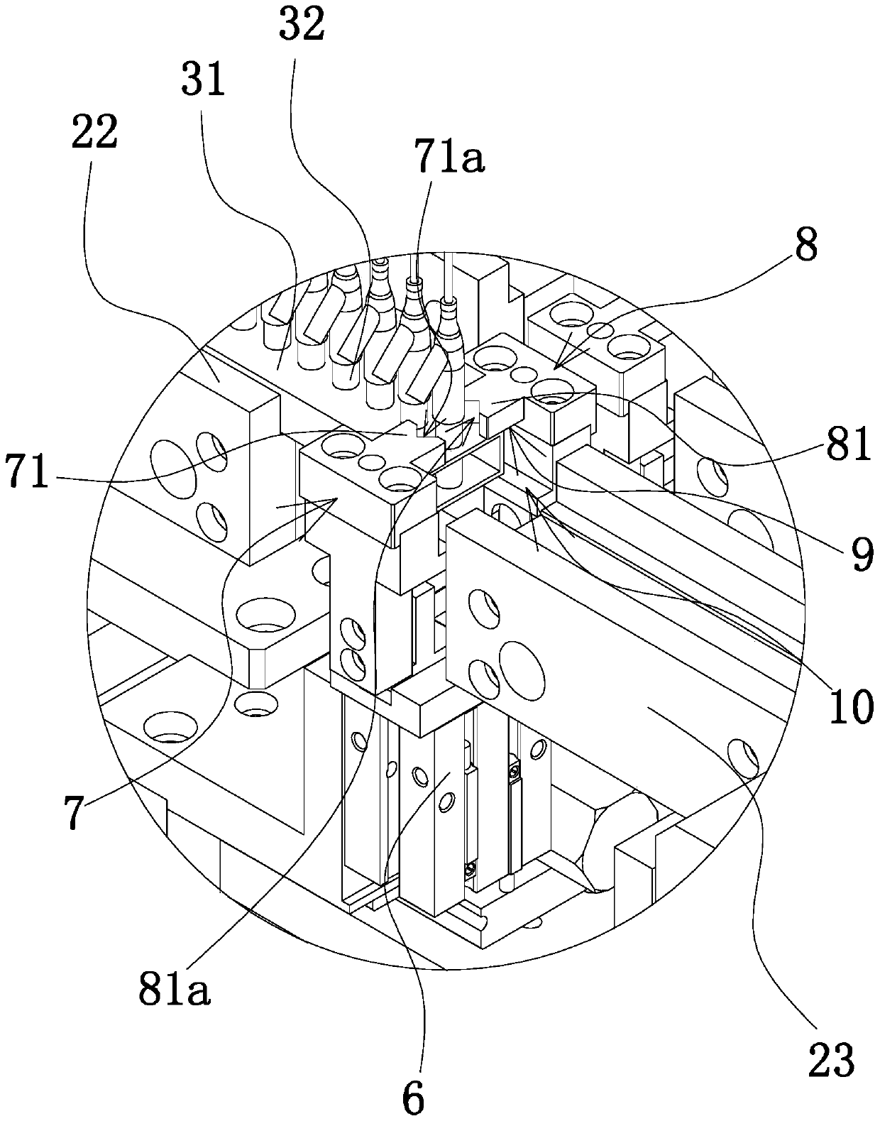 A carrier conveying device