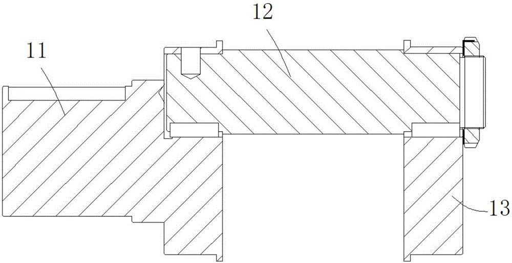 Swinging disc type oil cylinder motor