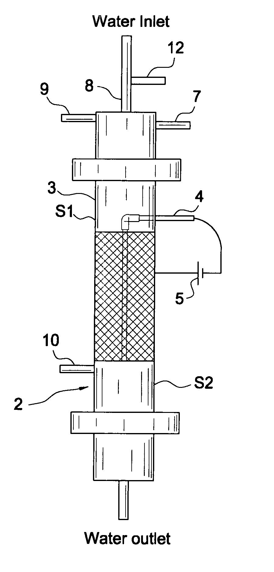 Process and apparatus for removal of biocolloids from water