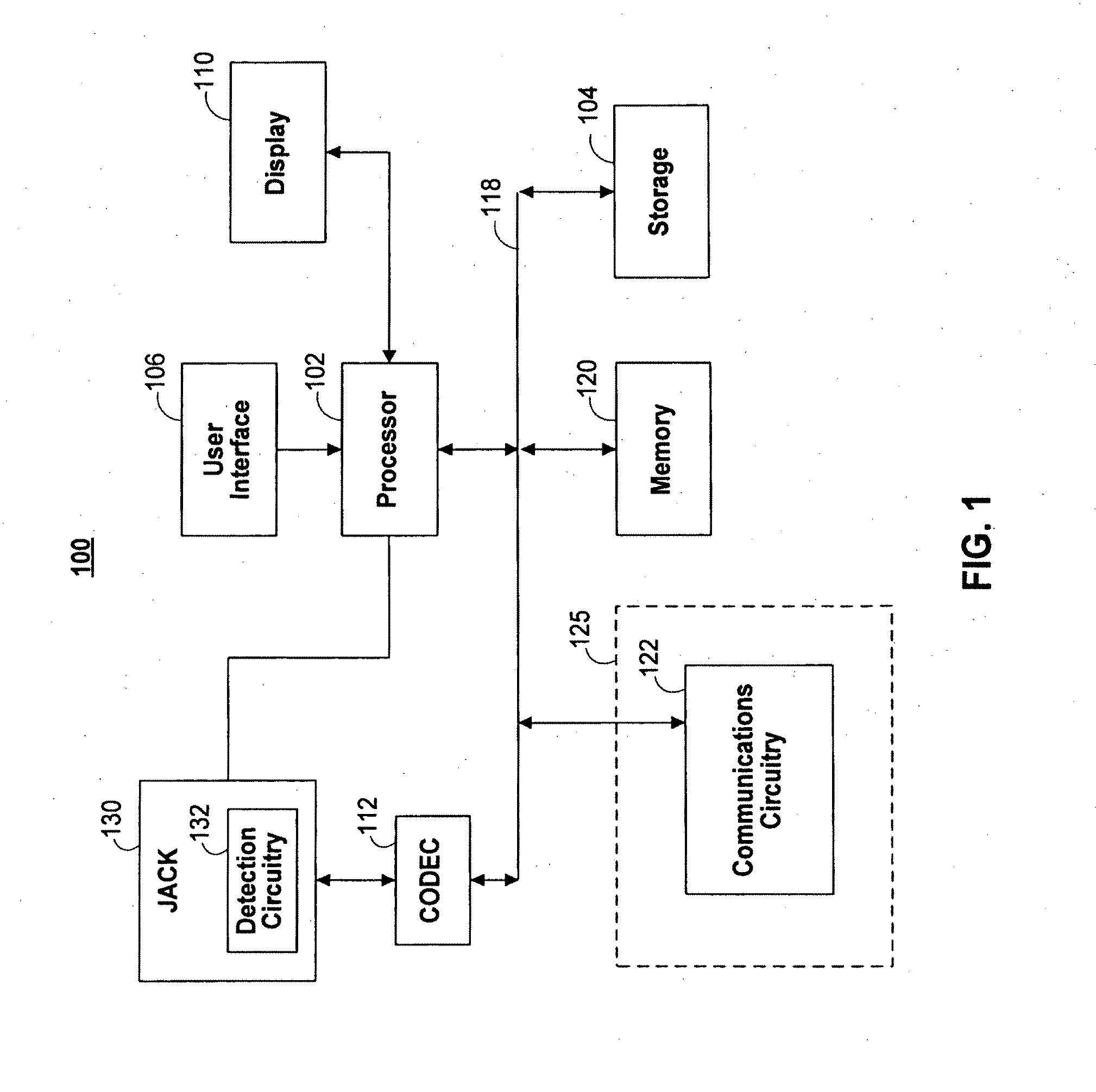 Audio i o headset plug and plug detection circuitry