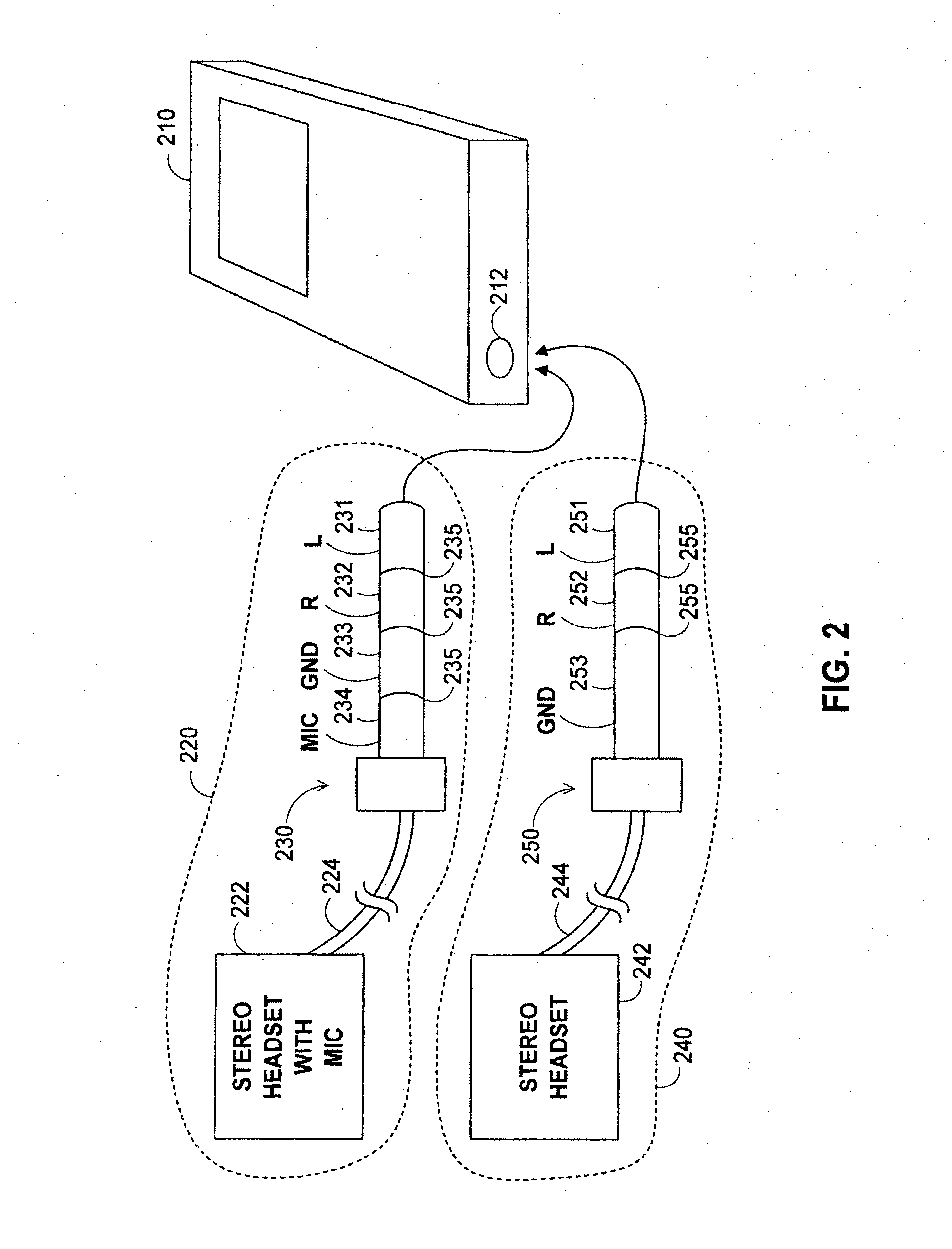 Audio i o headset plug and plug detection circuitry