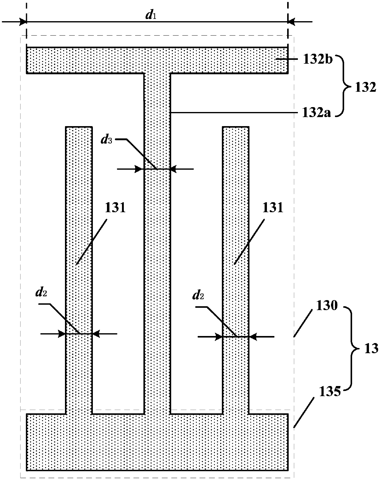 An array substrate and a liquid crystal display panel including the same