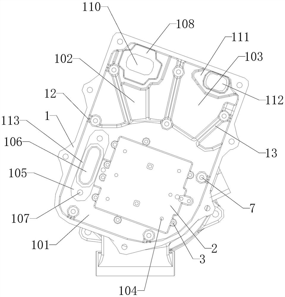 Shell structure of electric scroll compressor