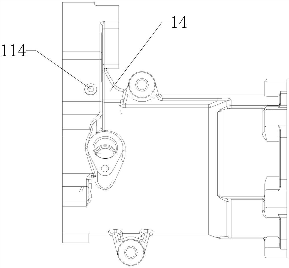 Shell structure of electric scroll compressor