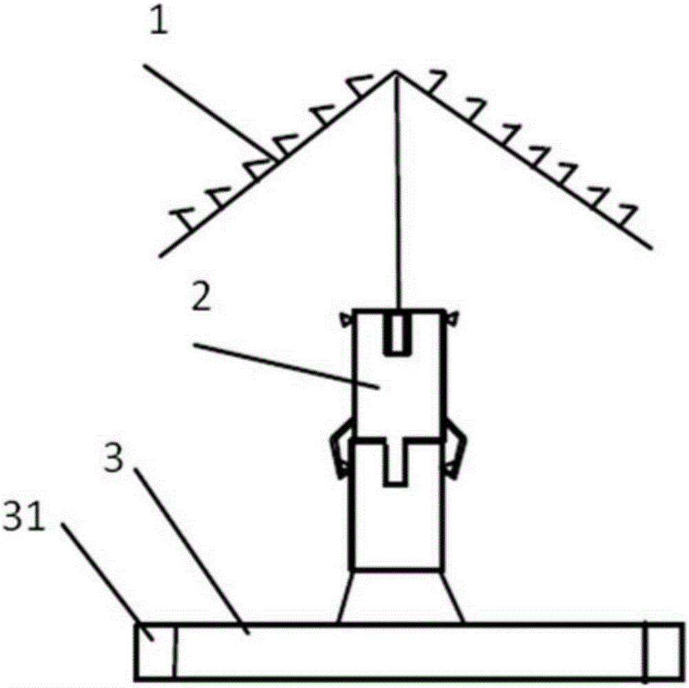 Detachable clothes horse