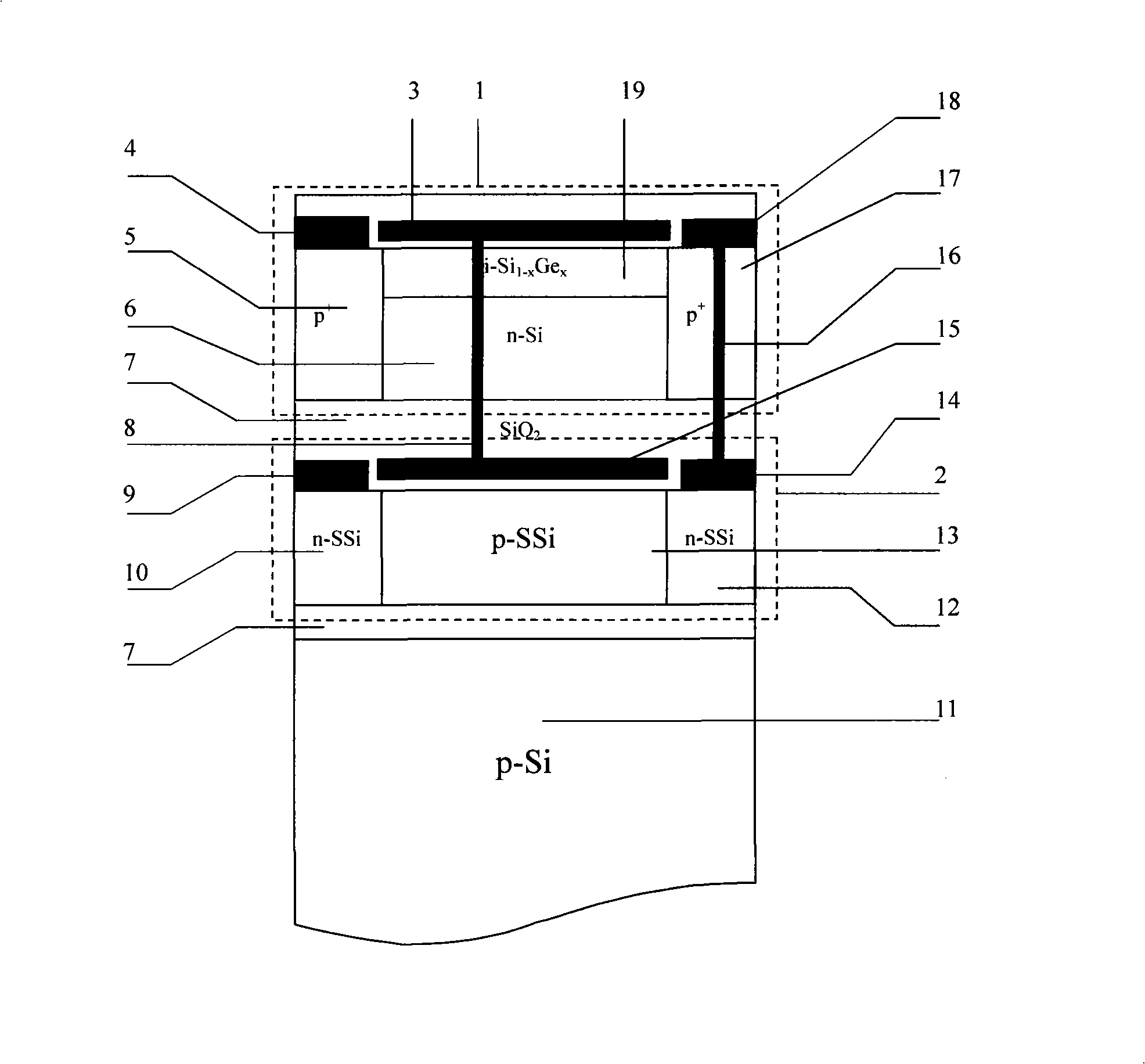 SOI three-dimensional CMOS integrated component and preparation method thereof