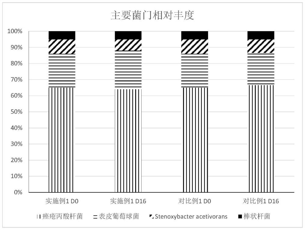 Skin care product for maintaining muscle surface micro-ecological balance