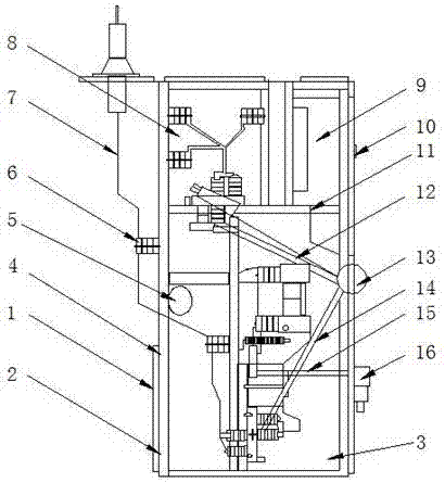 Metal-closed box-type switch cabinet