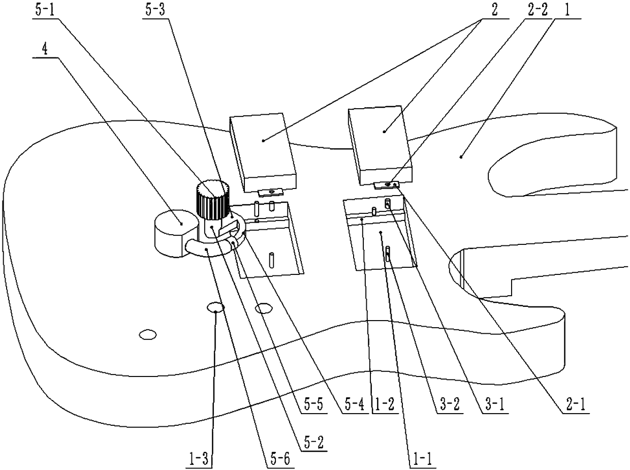 Guitar pickup height adjustment system