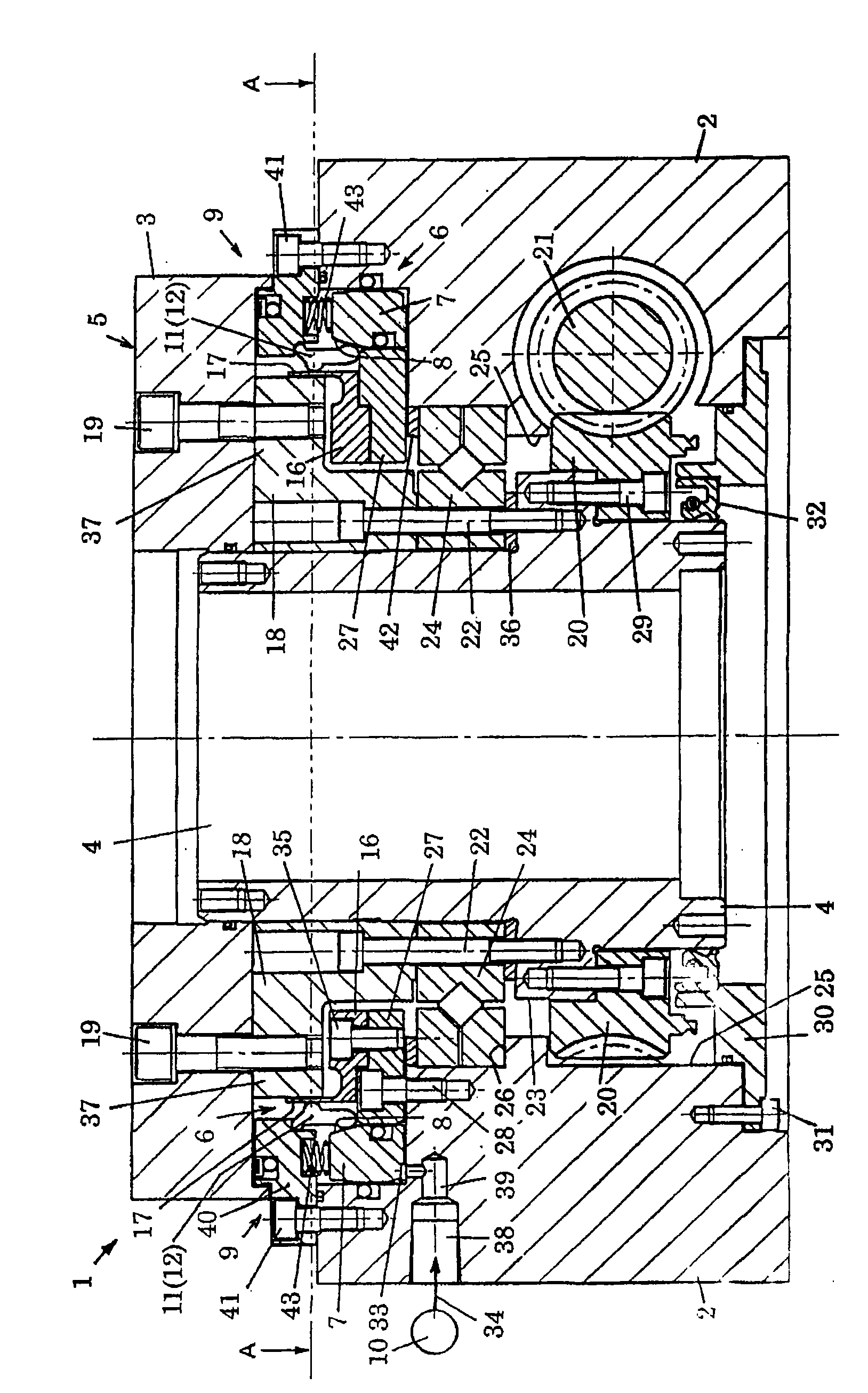 Rotary index device in machine tool