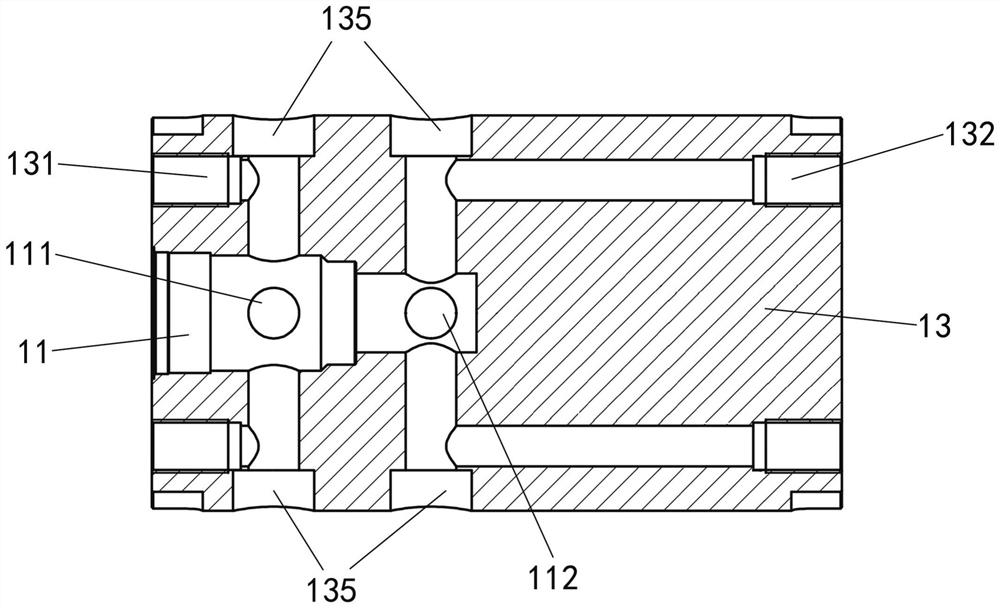 Hydraulic oil control device for gas drilling underground power system