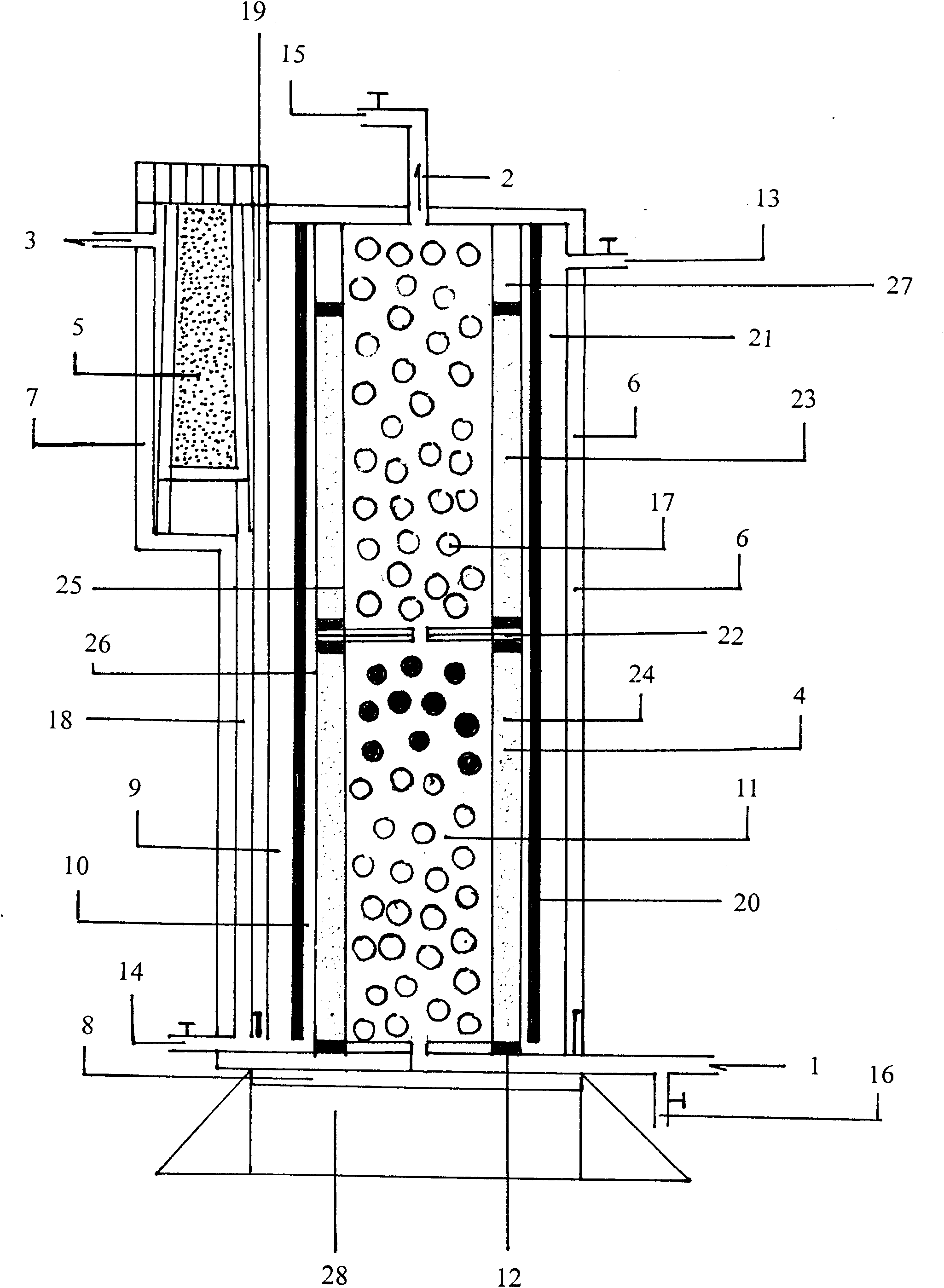 Automatic rolling water purifying, oxygenating and distributing machine