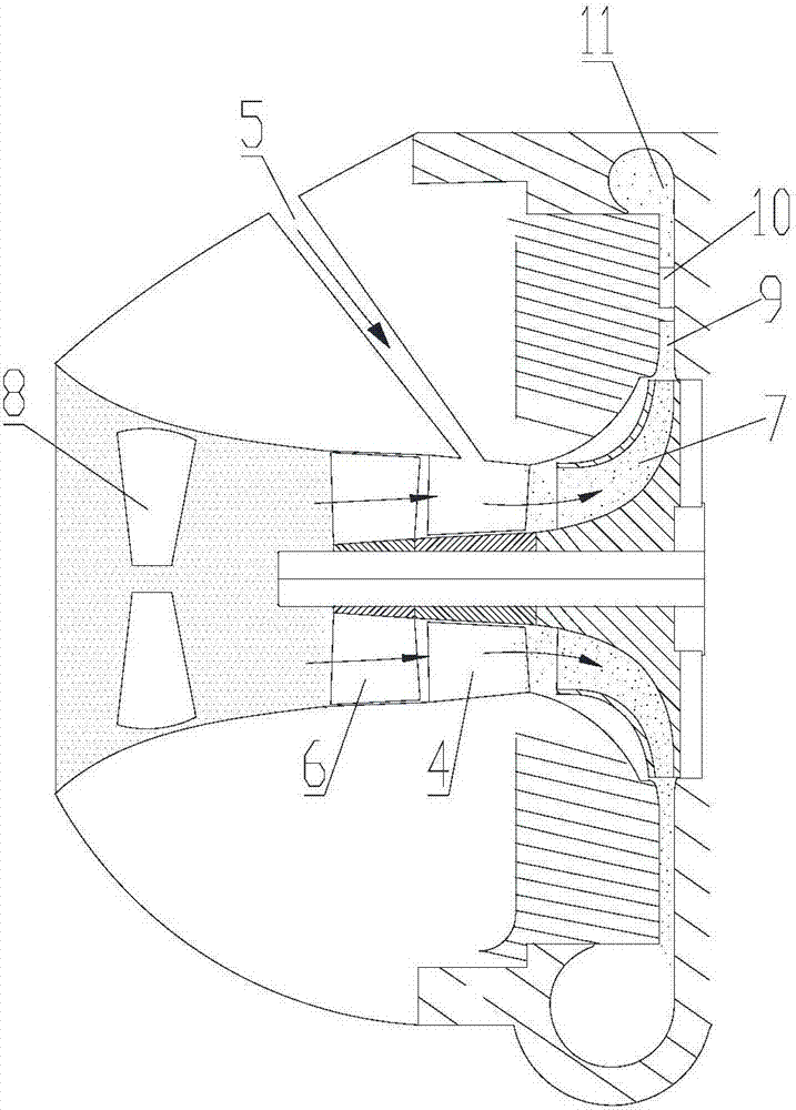 Stator blade, compressor structure and compressor