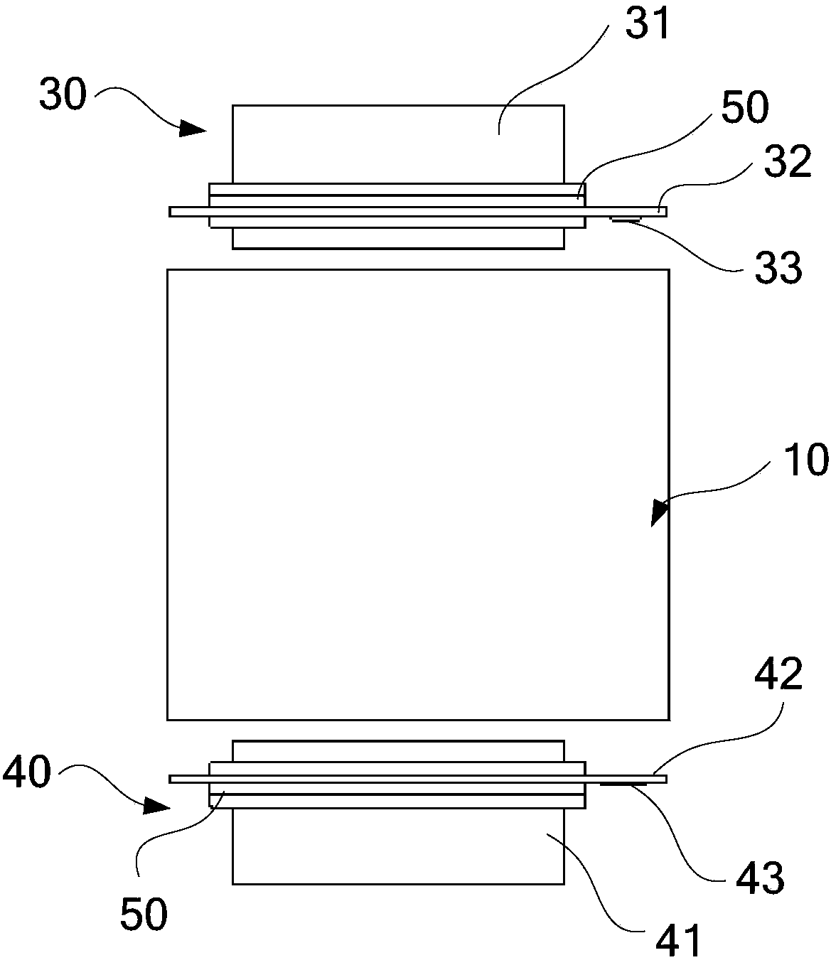 High-rate total-tab type lithium battery and preparation method thereof