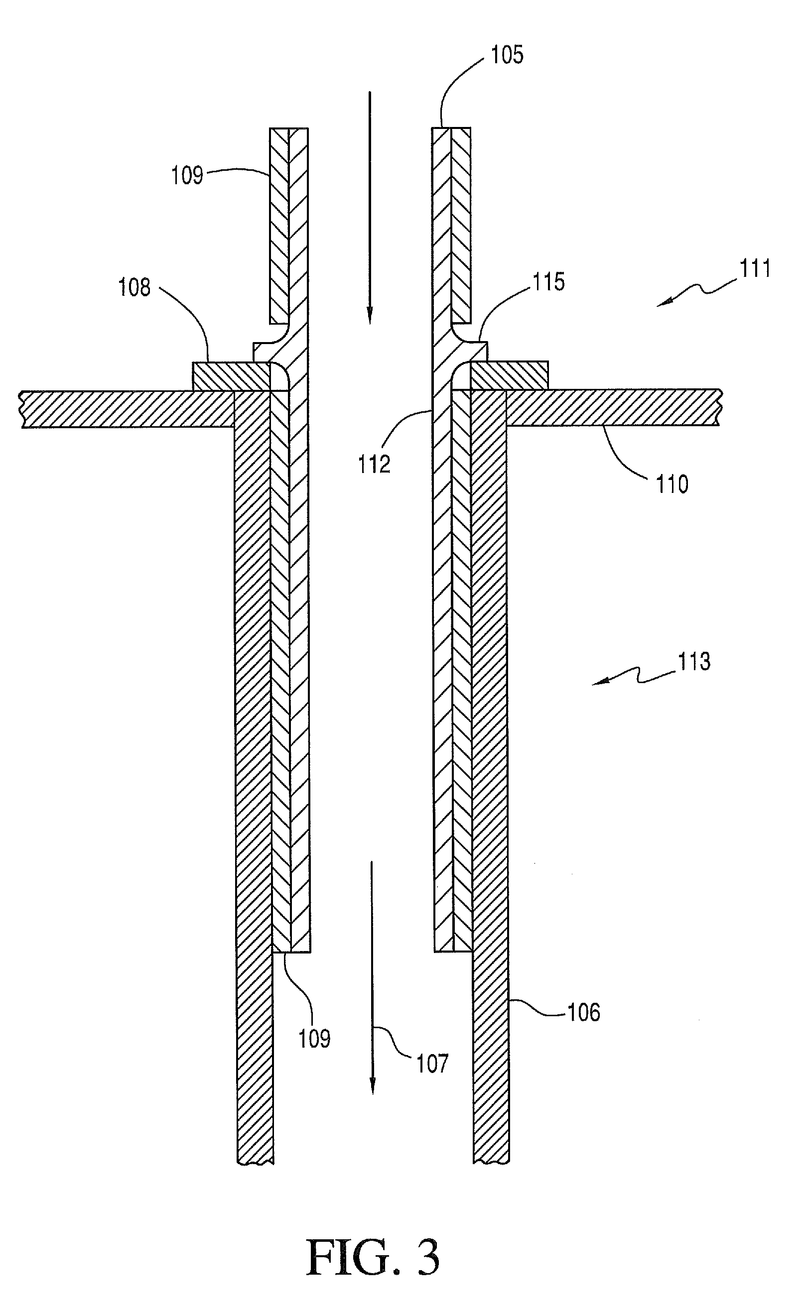 Process for stabilizing heat exchanger tubes in andrussow process