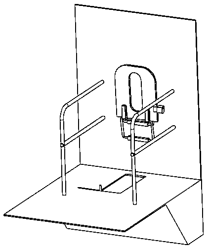 Squatting and sitting integrated environment-friendly pit toilet