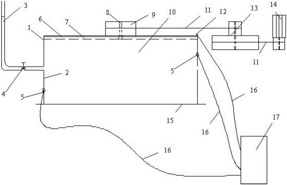 Test device and test method of residual strength of soil sample