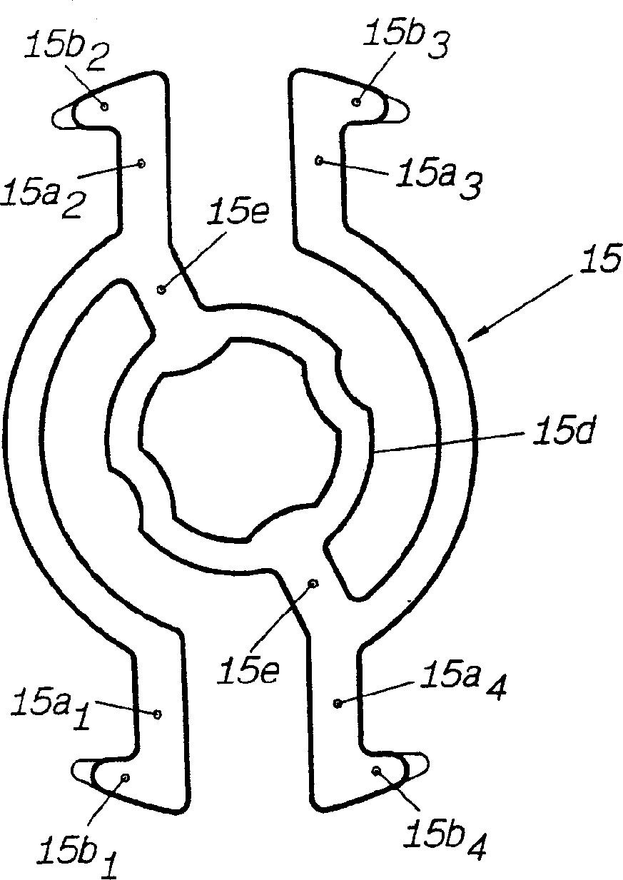 Shock-absorbing bearing for timepiece