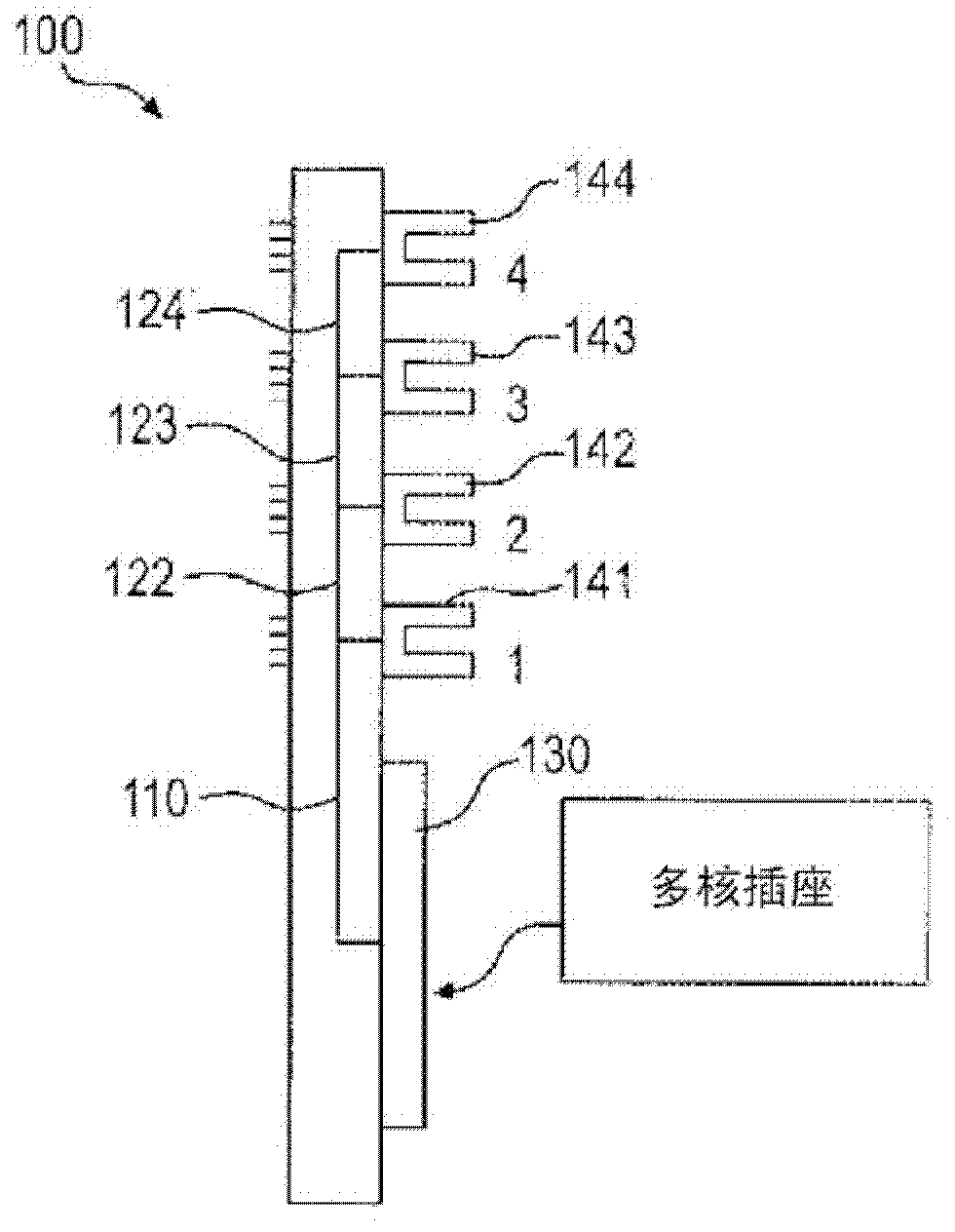 Method and system for reducing trace length and capacitance in a large memory footprint background