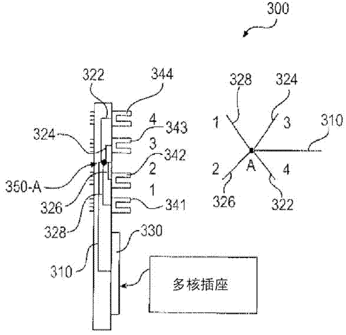 Method and system for reducing trace length and capacitance in a large memory footprint background