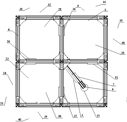 Teaching demonstrator for small horizontal planar concurrent force system