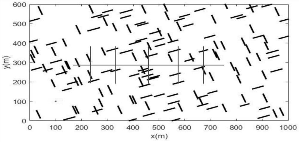 Shale gas reservoir fractured horizontal well yield prediction method based on random fractured model